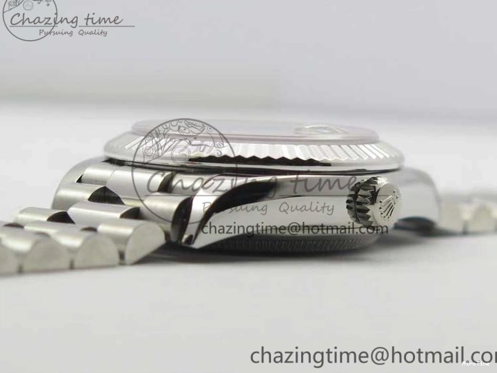 MiroTime 0322 Lightweight Datejust 31mm 278275 SS BP Maker Best Edition White Stick Markers Dial on SS President Bracelet 3100